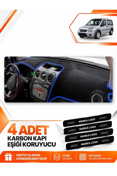 e-biz Ford Connect (2009-2012) Compatible Front Torpedo Protection Case Carpe...