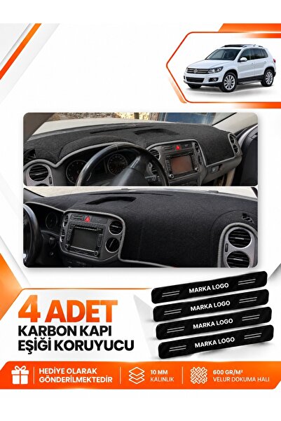 e-biz Volkswagen Tiguan (2007-2015) Compatible Front Dashboard Protection Cov...