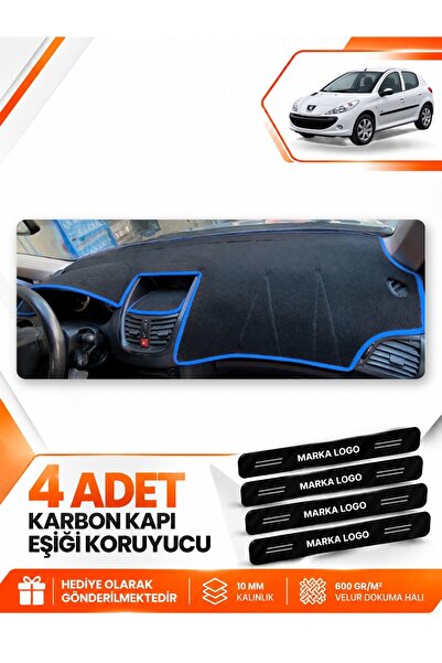 e-biz Peugeot 206+ (2009-2013) Compatible Front Torpedo Protection Case Carpe...