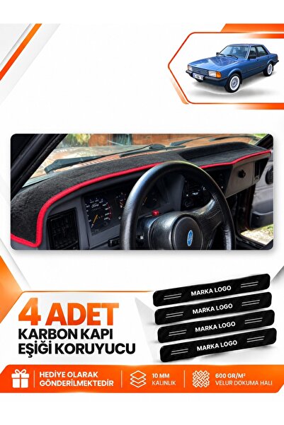 e-biz Ford Taunus (1985-1994) Compatible Front Torpedo Protection Carpet Cove...