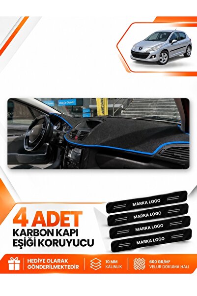 e-biz Peugeot 207 (2007-2012) Compatible Front Torpedo Protection Case Carpet...