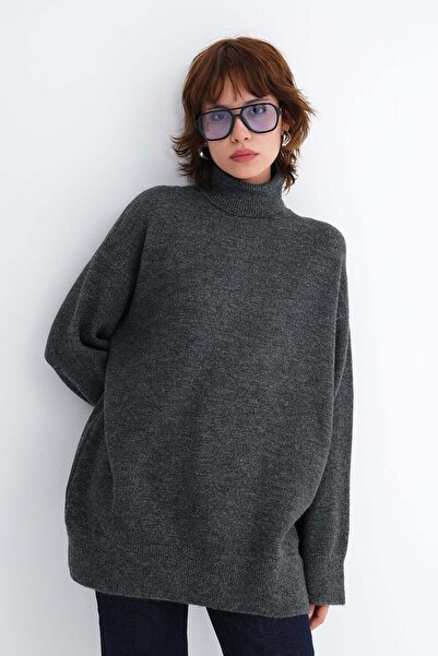 Addax Turtleneck Knitwear Sweater K3537