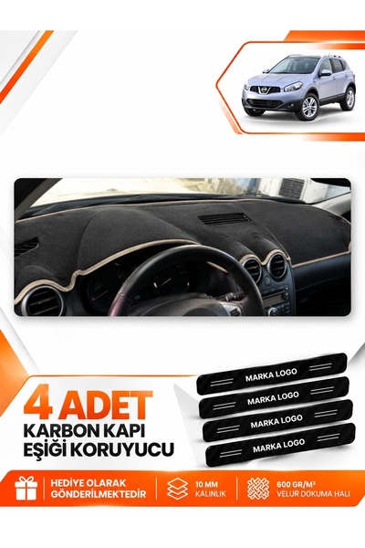 e-biz Nissan Qashqai J10 (2007-2014) Compatible Front Cover Torpedo Protectio...