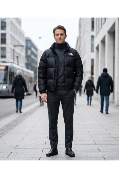 THE NORTH FACE جاكيت ديابلو داون 2.0 للرجال للاستخدام الخارجي (700% ريشة غزلا...