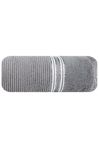 Eurofirany Prosop de baie, Eurofirany, Bumbac, 530 g/m2, 70x140 cm, Gri