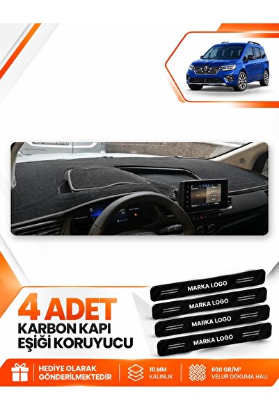 e-biz Renault Kangoo (2023-2026) Compatible Front Chest Glove Box Protection ...