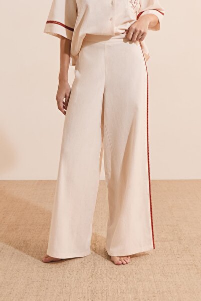 Etam Pyjama Pants With Side Stripes In Cotton