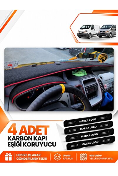 e-biz Renault Trafic (2001-2014) Compatible Front Glove Box Protection Cover ...