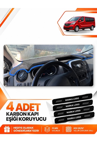 e-biz Renault Trafic Covered (2015-2022) Compatible Front Torpedo Protection ...