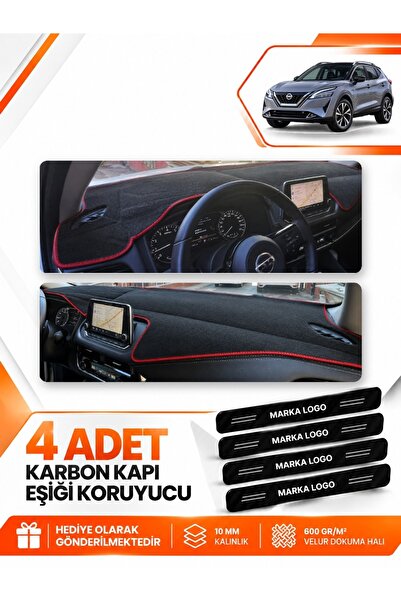 e-biz Nissan Qashqai (2021-2024) Compatible Front Glove Box Protection Mat Co...