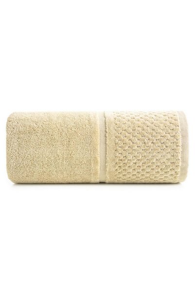 Eurofirany Prosop de baie Ibiza, Eurofirany, Bumbac, 70 x 140 cm, 550 g/m², Bej