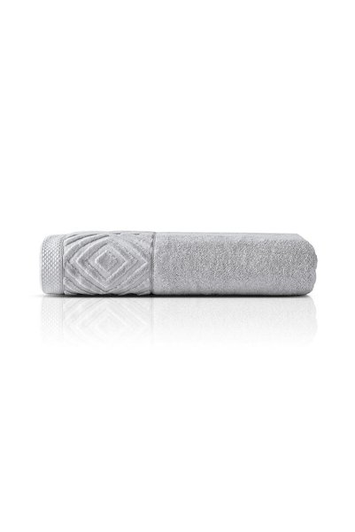 Detexpol Prosop de baie din bumbac Paula 70x140 gri deschis 550 g/m2