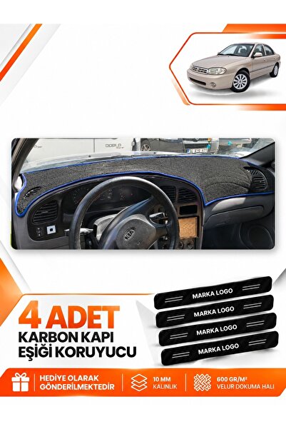 e-biz Kia Sephia (1998-2004) Compatible Front Torpedo Protection Cover Carpet...