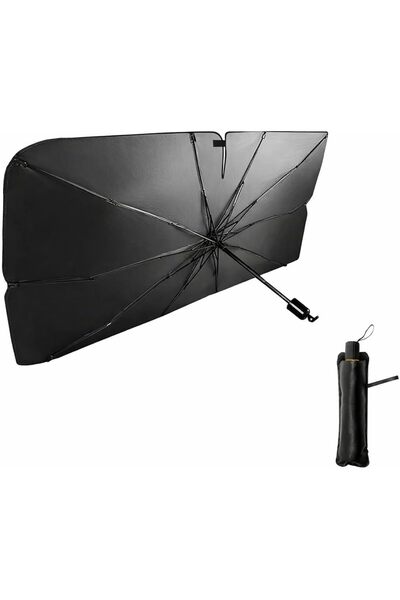 urevo Car Windshield Sun Shade, Foldable UV Protection Car Sun Visor with Lea...