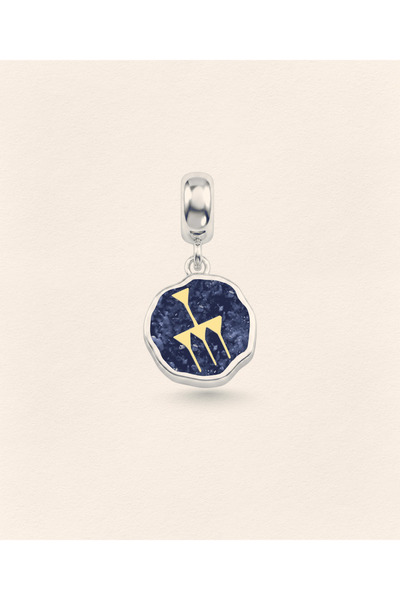 Luna Merdin Sümer Lapis Mozaik Bereket Kolye Ucu Charm