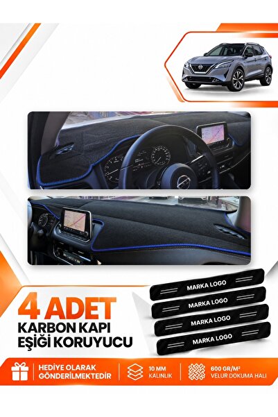 e-biz Nissan Qashqai (2021-2024) Compatible Front Torpedo Protection Carpet C...