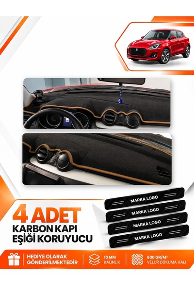 e-biz Suzuki Swi̇ft (2017-2020) Compatible Front Torpedo Protection Case Carp...