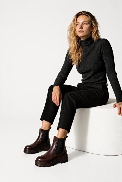 inizio Genuine Leather Chelsi Women's Boots B42