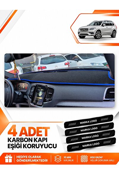 e-biz Volvo Xc-90 (2015-2024) Compatible Front Dashboard Protection Cover Car...