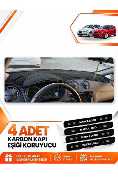 e-biz Seat Ibiza (2008-2017) Compatible Dashboard Protection Protective Cover...