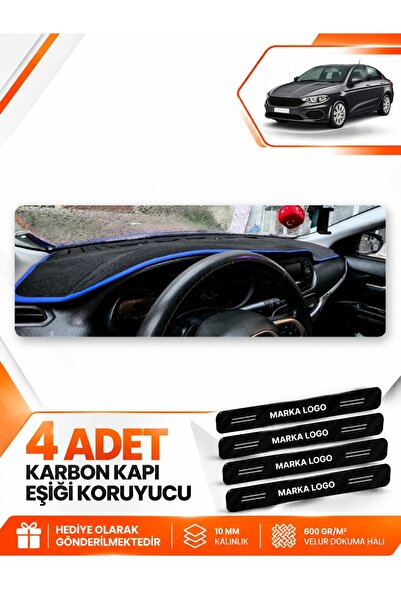 e-biz Fi̇at Egea Sedan (2007-2021) Tablet-Free Compatible Front Dashboard Pro...