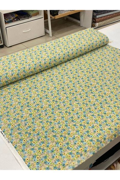 daisy star Poplin Kumaş