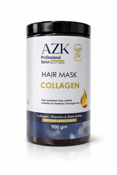 AZK professional Salon ماسك الشعر بالكولاجين Daily Dose، بحجم 900 غرام.