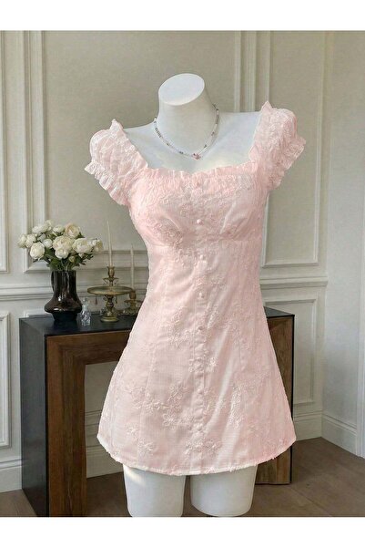 Sheya Rochie mini, roz