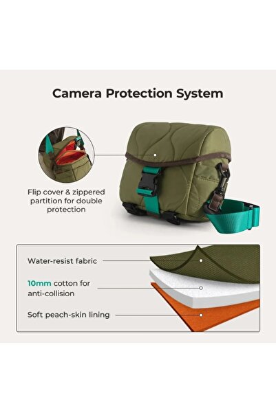 BAGSMART حقيبة كاميرا بوز 4L