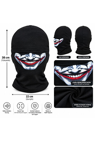 PROHUNTER Μοτοσικλέτα Joker Balaklava Αντηλιακή Αντιανεμική Μάσκα Προσώπου Πρ...
