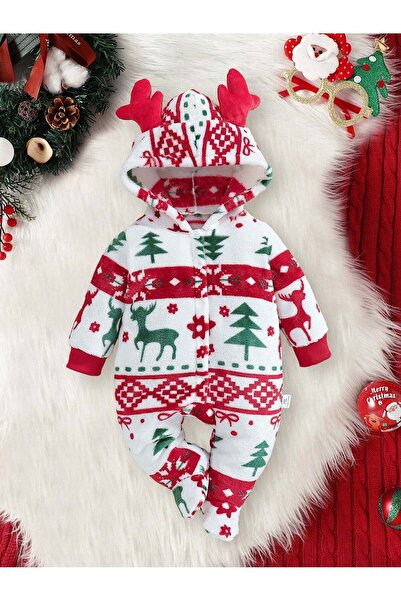 Sheya Salopetă de pijama, roșu
