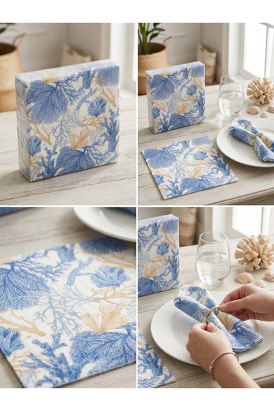 LOVYCO Double Layer Presentation Napkins - Vintage Pinterest Aesthetic, Presentation and Decoupage Napkins, Special Events and Daily Use 20-Pack