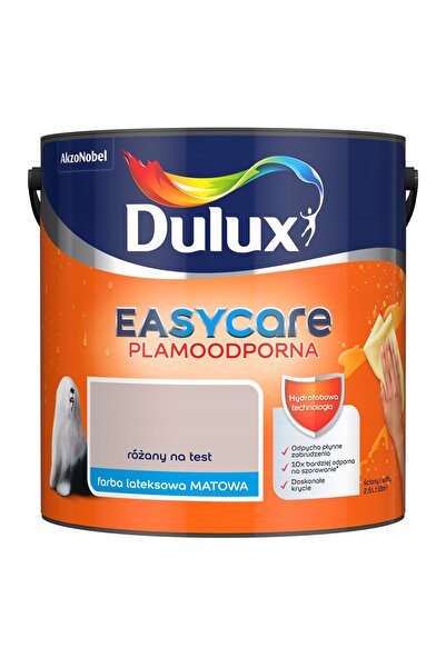 DULUX Vopsea PLAMOODPORNA pentru întreținere ușoară, nuanța roz, pentru test,...