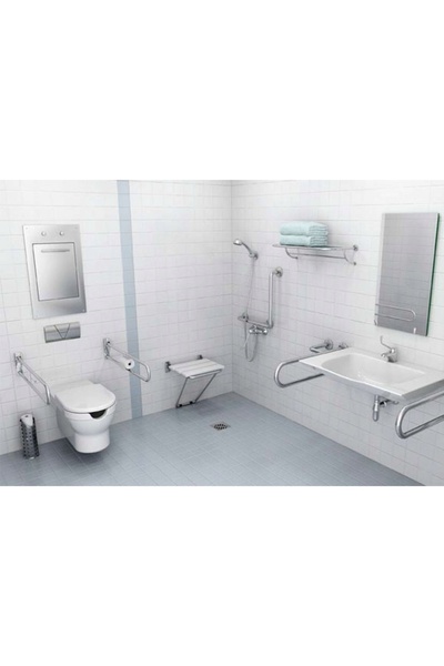 Roca Colac de toaletă din duroplast cu decupaj pentru vârstnici și persoane c...