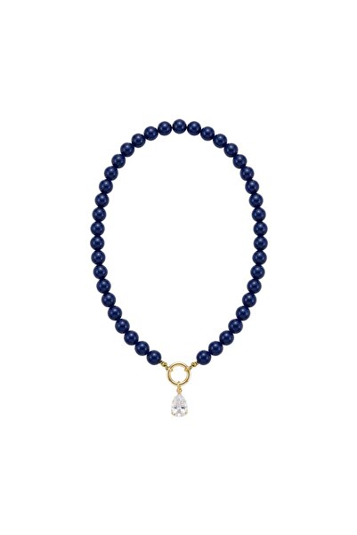 Charmist Eloria Drop Zircon Stone Acrylic Bead Necklace