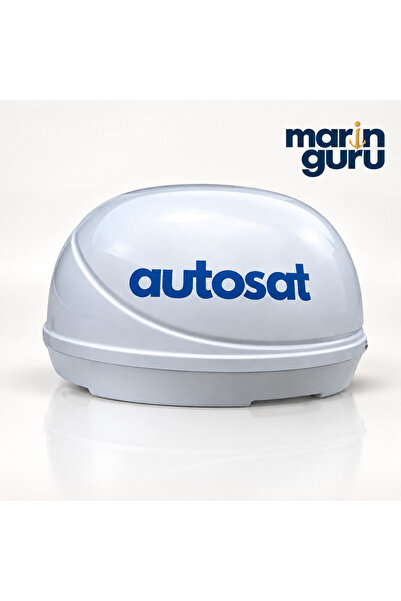 Autosat mba 30 mobil uydu anteni. tekne, karavan, balıkçı teknesi için uygun. 3 çıkışlıdır.