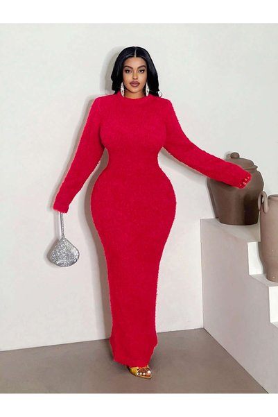 Sheya Maxi dress, red