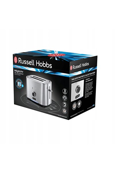 RUSSELL HOBBS VELOCITY TOSTER – PRĂJITOR DE PÂINE RUSSEL HOBBS, ARGINTIU, 240...