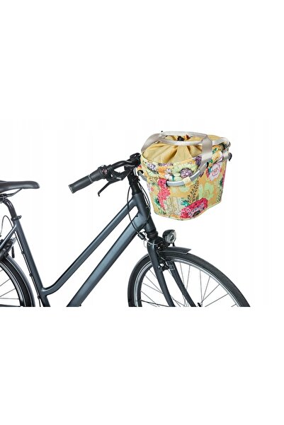 Basil Coș de bicicletă frontal Bloom Field galben