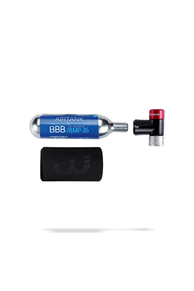 NO BRAND Pompă de bicicletă BBB cycling CO2 Airspeed + 1 cartuș 16g negru OS