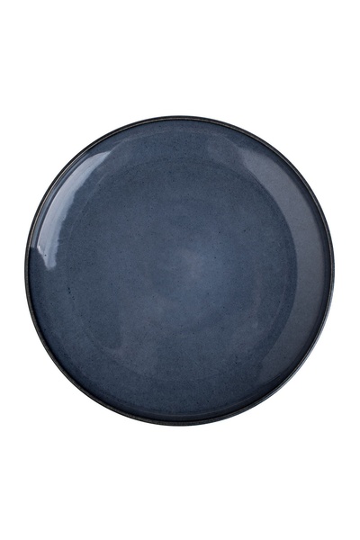 OEM Farfurie din Porțelan Albastru "Blue Reactive Glaze Nordic" 25cm – pentru...