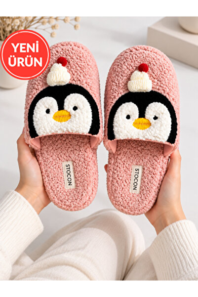 STOCON Penguin Non-Slip Sole Winter Women's House Slippers Dowry Slippers Clo...