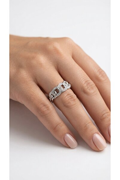 Âlâ Atelier Zircon Stone Chain Ring