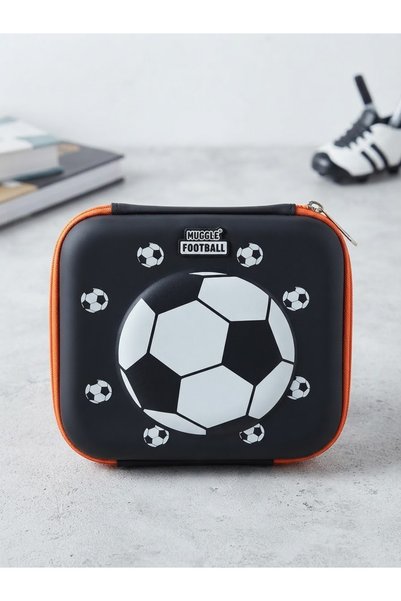 Genel Markalar Muggle Kalem Kutusu Futbol Temalı Kabartmalı