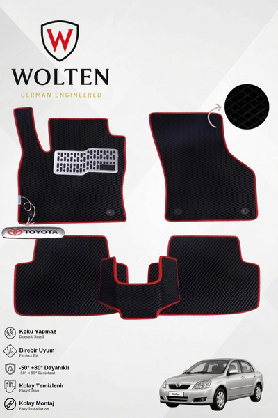 w wolten german engineered TOYOTA-COROLLA-E120-SEDAN-(2000-2007) İÇİN EVA İÇ ...