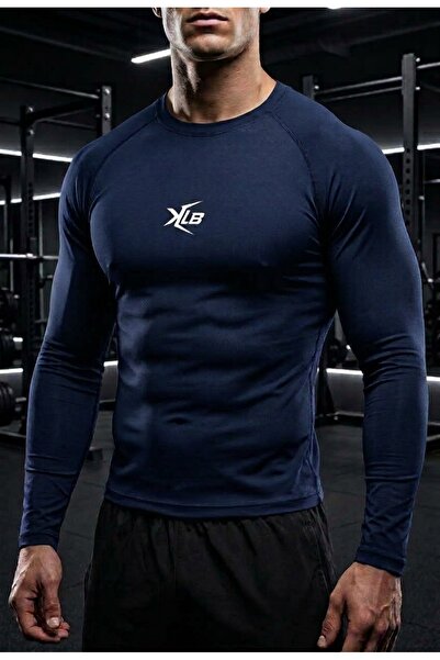 Sapevr Erkek Premium Uzun Kollu Compression Spor Tişörtü - Hızlı Kuruyan Gym ...