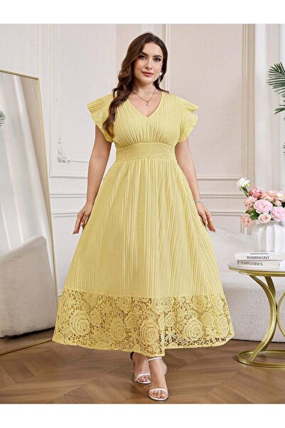 Sheya Rochie maxi, galben