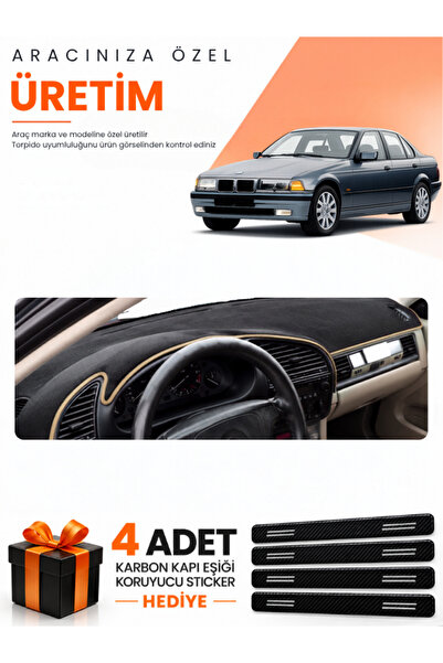 e-biz Bmw E36 (1990-2000) Compatible Dashboard Protection Cover Auto Cover - ...
