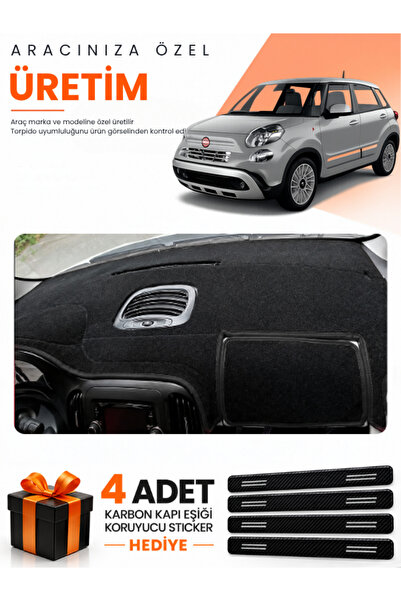e-biz Fiat 500L (2013-2017) Compatible Dashboard Protection Cover Auto Cover ...