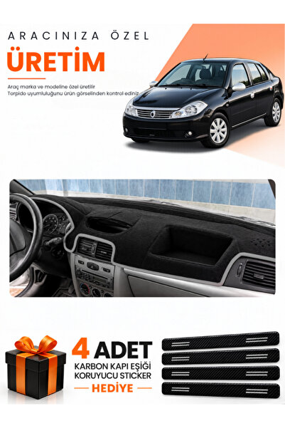 e-biz Renault Symbol Airbag-Free (2008-2011) Compatible Torpedo Protection Co...